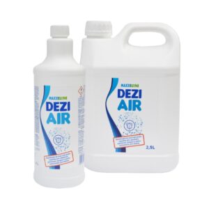 MAXXIPRO Dezi Air air and surface disinfectant 1L and 2.5L packaging