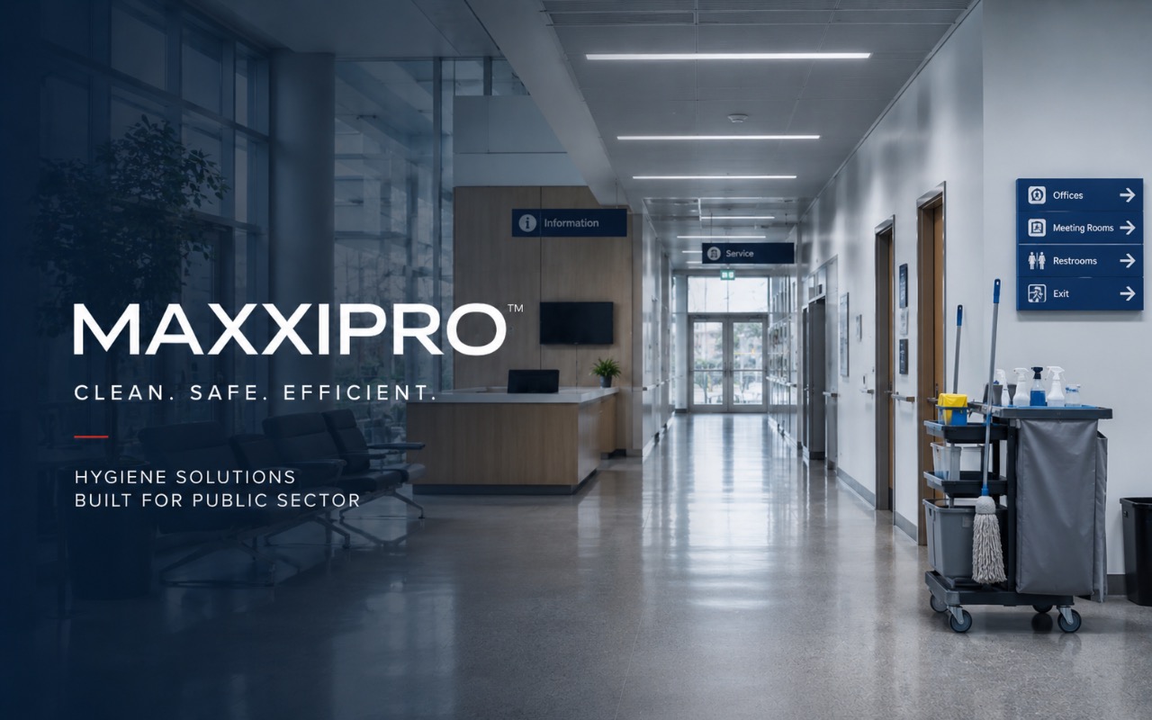 Operational hygiene infrastructure for public institutions and administrative environments.