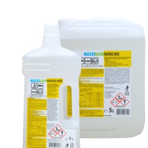 MAXXIPRO RAPIDO NPD professional disinfectant 1L and 5L packaging