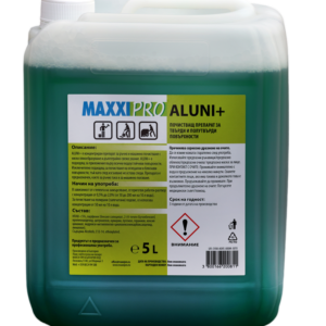 Aluni+ Universal low foaming floor cleaner with alcohol.