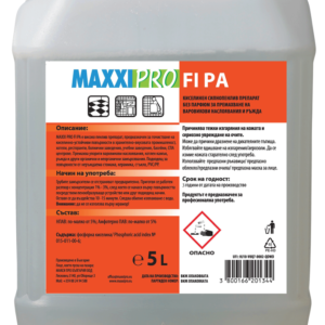 Heavy-duty acidic detergent for foam, immersion and manual cleaning of acid-resistant food processing equipment and surfaces.